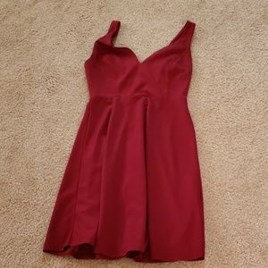 Maroon Dress